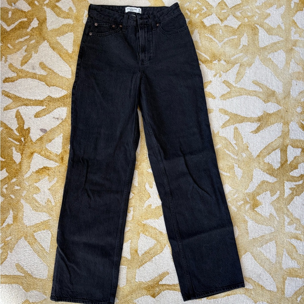 Abercrombie & Fitch Black Flare Jeans